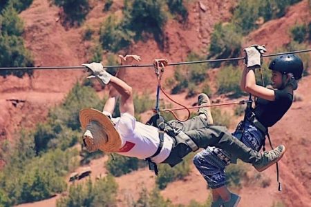 From Marrakesh: Zip-Line & Hike in the Atlas Mountains